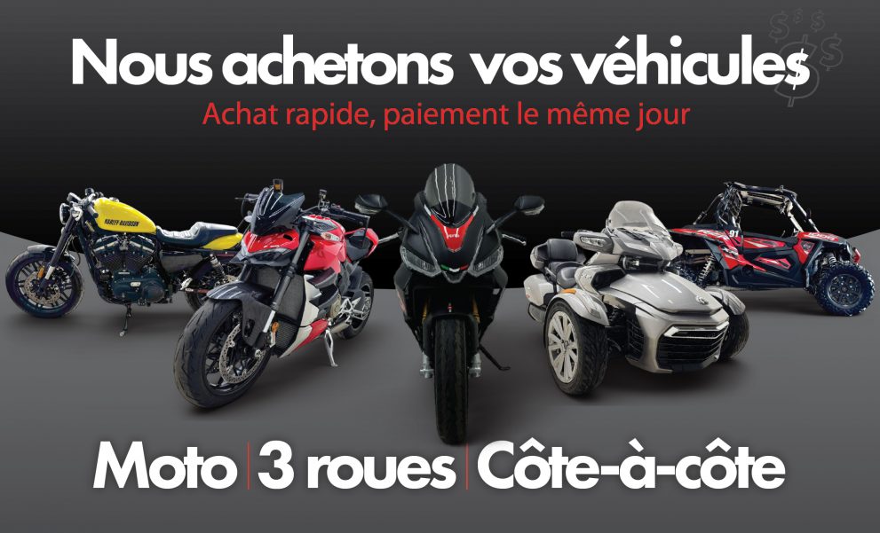 ON ACHÈTE VÉHICULES